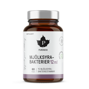 Mjölksyrabakterier 12 md - 60 kapslar