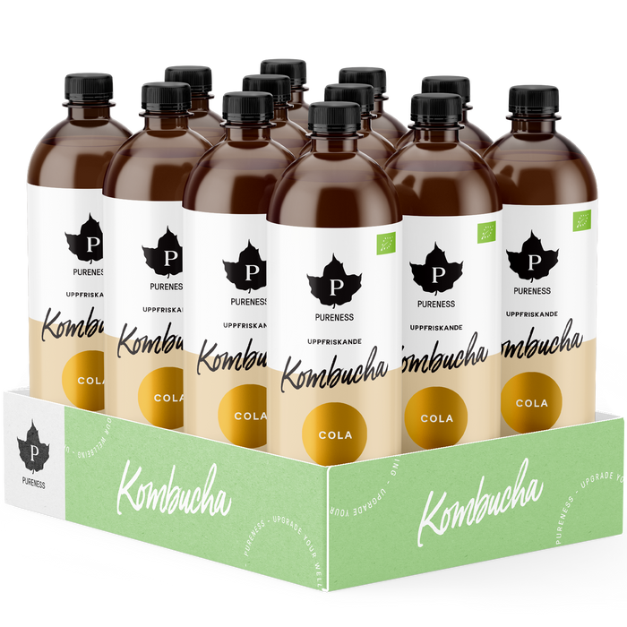 Ekologisk Kombucha Cola 370 ml x 12st