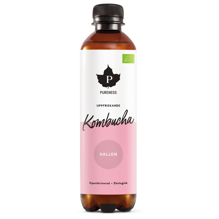 Ekologisk Kombucha Hallon - 370 ml