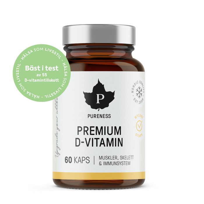 Premium D3-Vitamin 4000 IE - 60 kapslar